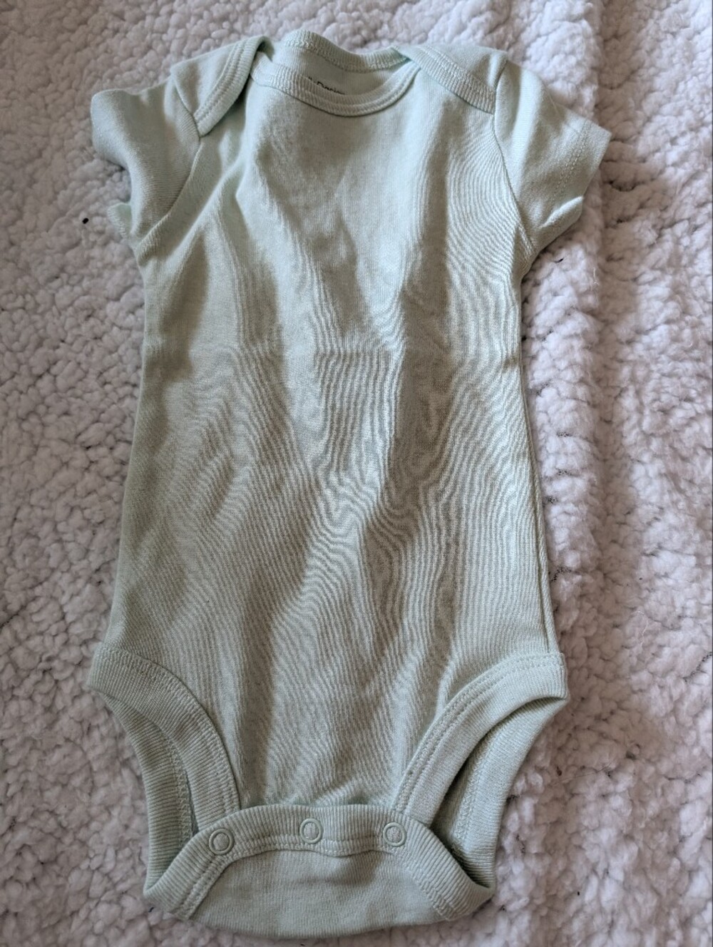 Swaddle Designs Sage Green Short Sleeve One-Piece Bodysuit